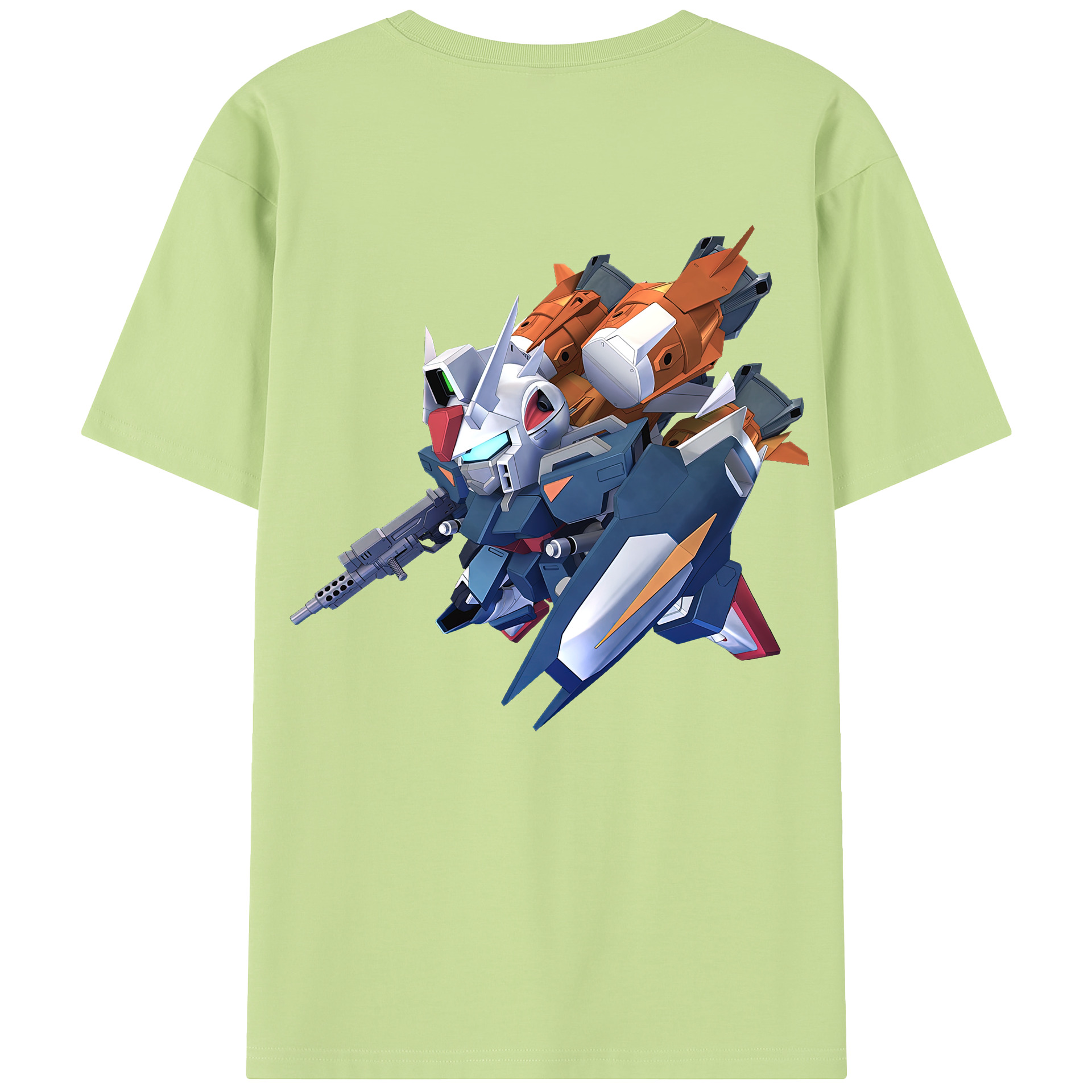 （画像用） 機動戦士ガンダム Mobile Suit Gundam 綿100％半袖Tシャツ（背面プリント）